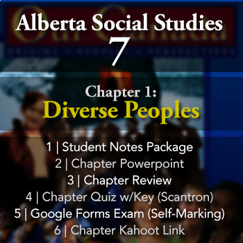 Preview of Grade 7 Alberta Social Studies Chapter 1: Diverse Peoples Unit