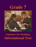 Grade 7 Common Core Reading: Informational Text -- The Sea
