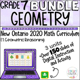 Grade 7 DIGITAL Math Bundle 2020 Ontario Math - Strand E1: