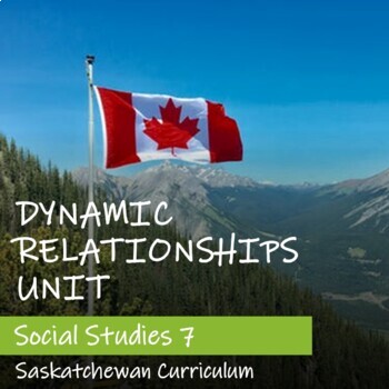 Preview of DYNAMIC RELATIONSHIPS Unit - Saskatchewan Social Studies 7