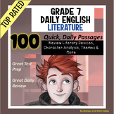 Grade 7 Daily Common Core Reading Practice Weeks 1-20