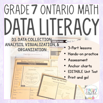 Preview of Grade 7 Data Literacy New Ontario Math