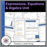 Grade 7, Expressions, Equations & Algebra (Unit 2)