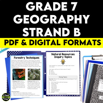 Preview of Grade 7 Geography Natural Resources Around the World Use and Sustainability