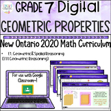 Grade 7 Geometric Properties NEW Ontario Math Digital Goog