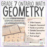 Grade 7 Geometry Ontario Math Curriculum