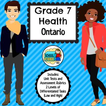 Preview of Grade 7 Health Ontario