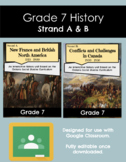 Grade 7 History Bundle (Strand A and Strand B) Google Clas