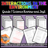 Grade 7 Interactions in the Environment Review and Test