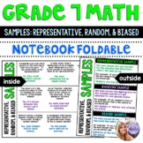 Grade 7 Math - Representative, Random, and Biased Samples 