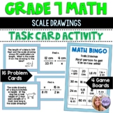 Grade 7 Math - Scale Drawings - Math Bingo Task Card