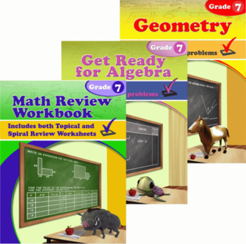 Preview of 7th Grade Math Units Bundle (Distance Learning)