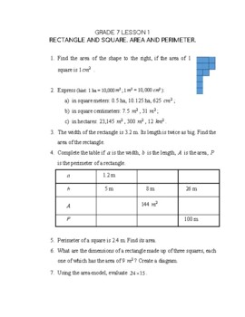 Preview of Grade 7 Math Workbook (Canada)