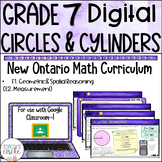 Grade 7 Measurement Ontario Math Circles and Cylinders Dig