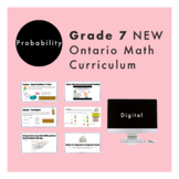 Grade 7 NEW Ontario Math - Probability Digital Slides