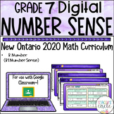 Grade 7 Number Sense 2020 Ontario Math Digital Google Slid