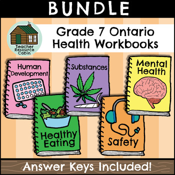Preview of Grade 7 Ontario Health Workbooks