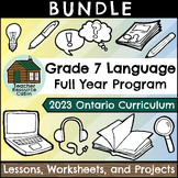 Grade 7 Ontario 2023 Language Bundle (FULL YEAR)