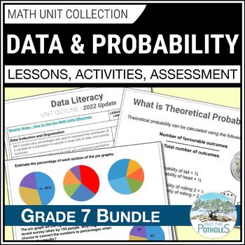 Preview of Ontario Math Unit Bundle: Data Management Theoretical & Experimental Probability