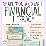 Grade 7 Ontario Math Financial Literacy Unit