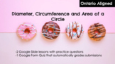 Grade 7 Radius, Diameter, Circumference and Area of a Circ