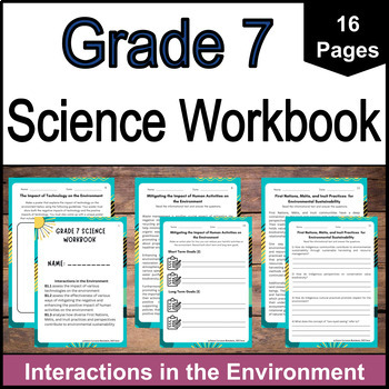 Preview of Grade 7 Science: B1. Interactions in the Environment | Answer Key Included