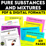 Grade 7 Science Pure Substances and Mixtures Ontario Curriculum