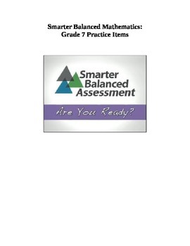 Preview of Grade 7 Smarter Balanced Released Practice Items