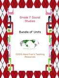 Grade 7 Social Studies Bundle of Units