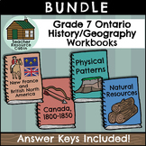 Grade 7 Ontario History and Geography Workbooks