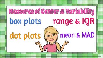 Preview of Grade 7 Statistics Lessons - Samples & Measures of Center & Variability