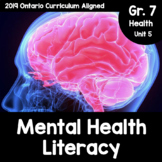 Grade 7, Unit 5: Mental Health Literacy (Ontario Health)