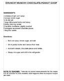 Grade 7 friendly recipes with 60 minute class