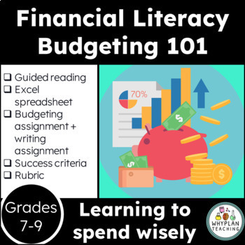 Preview of Financial Literacy - Budgeting 101 - Reading and Assignment - Grades 7-9