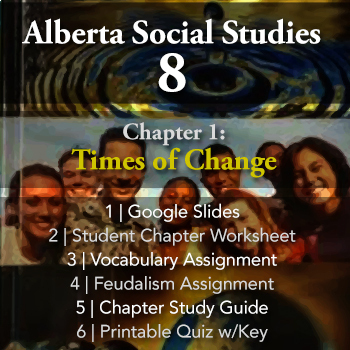 Preview of Grade 8 Alberta Social Studies Chapter 1: Times of Change