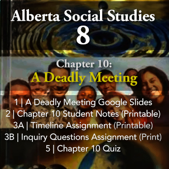 Preview of Grade 8 Alberta Social Studies Chapter 10: A Deadly Meeting