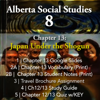 Preview of Grade 8 Alberta Social Studies Chapter 13: Japan Under the Shogun