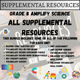 Grade 8 Amplify Science All Supplemental Resources Bundle