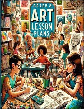 Preview of Grade 8 Art Lesson Plans A-D (29 Lesson Plans)