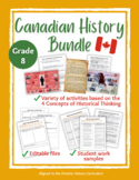 Grade 8 Canadian History Strand B Activity & Mini Assignme