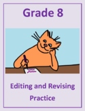 Grade 8 Common Core Language: Editing & Revising Practice Bundle
