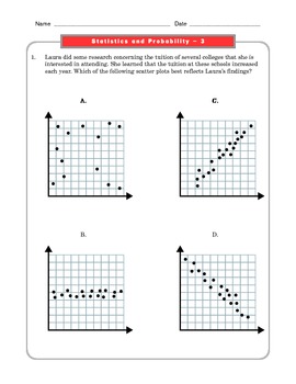 grade 8 common core math worksheets statistics and probability 8 sp 3 1