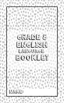 Preview of Grade 8 English Language Booklet