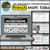 Grade 8 FRENCH MATH TALKS for Google Slides™