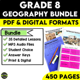 Grade 8 Geography Bundle Ontario Curriculum