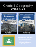 Grade 8 Geography Bundle (Strand A & Strand B)