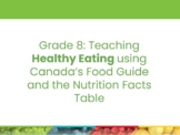 Grade 8 Healthy Eating Unit (Canada's Food Guide)
