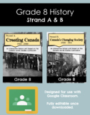 Grade 8 History Bundle (Strand A and Strand B)