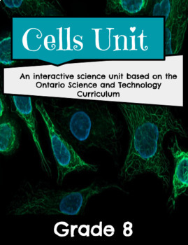 Preview of Cells Unit ~ Grade 8 (Eight Interactive Lessons, Answer Slides and Check-ins)