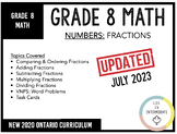Grade 8 Math - Numbers: Fractions (New Ontario Math Curric
